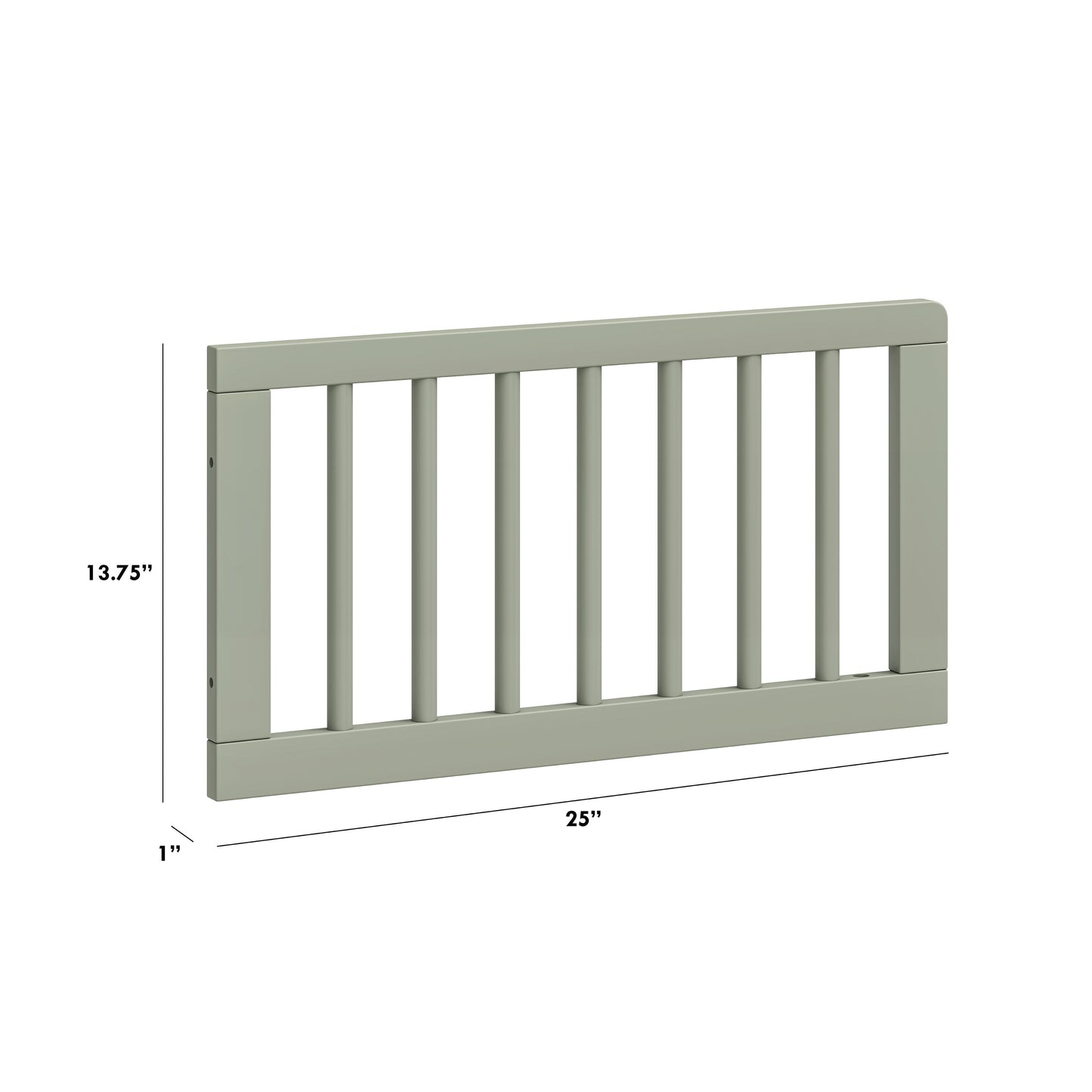 M19699FS,Toddler Bed Conversion Kit in French Sage