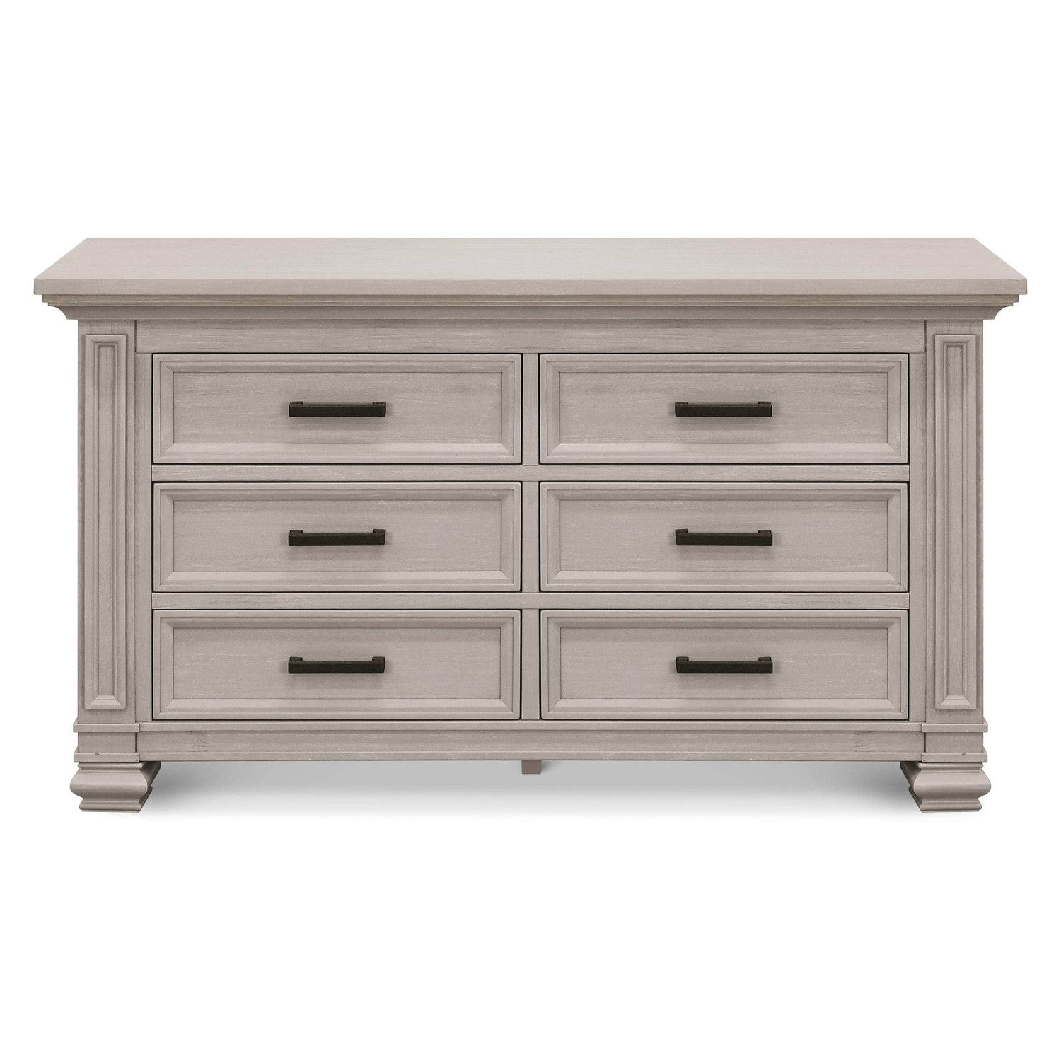 M17326MST,Palermo 6-Drawer Double Dresser in Moonstone