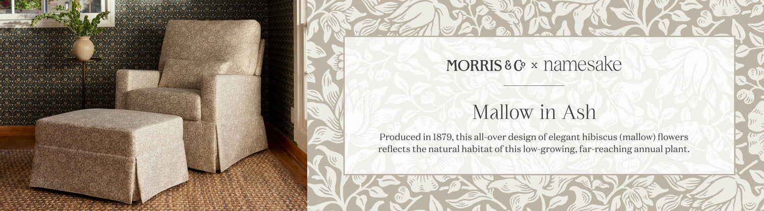 Morris & Co x Namesake Mallow in Ash