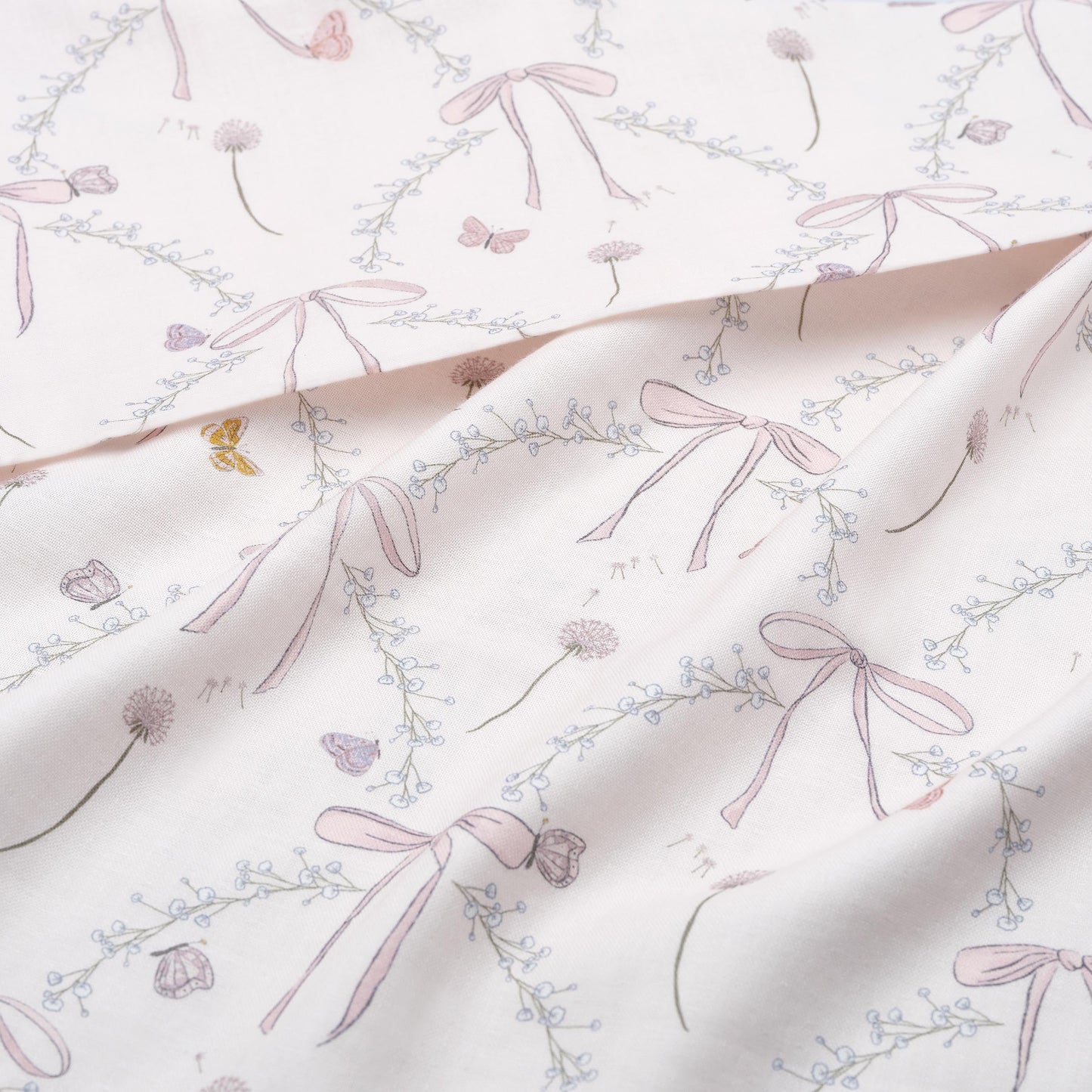 Gooslings Bows & Butterfly Kisses Swaddle - Pink