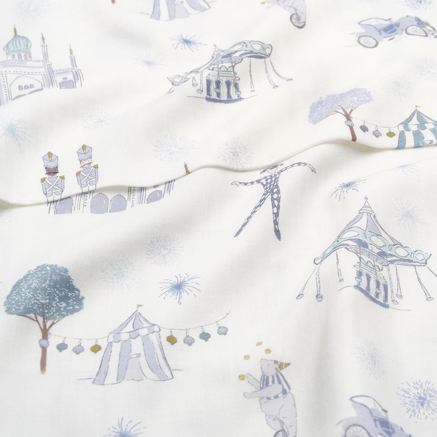 Gooslings Adventures in Wonderland Swaddle - Aqua