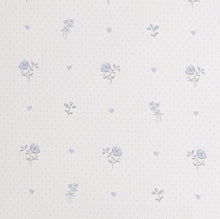Gooslings Ditsy Floral Crib Sheet - Blue