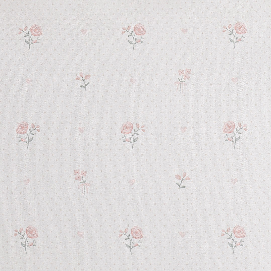 Gooslings Ditsy Floral Crib Sheet - Pink