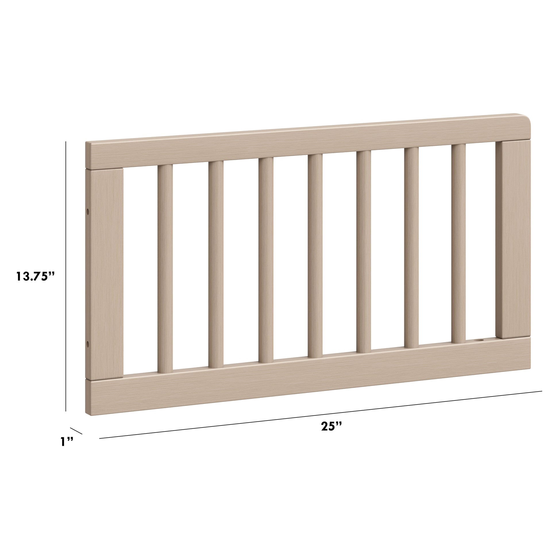 M19699WP,The MDB Family,Toddler Bed Conversion Kit in Washed Pine