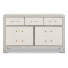 M24816WDFPEW,Namesake,Eloise 7-Drawer Assembled Dresser in White Driftwood and Performance Pearl Eco-Weave