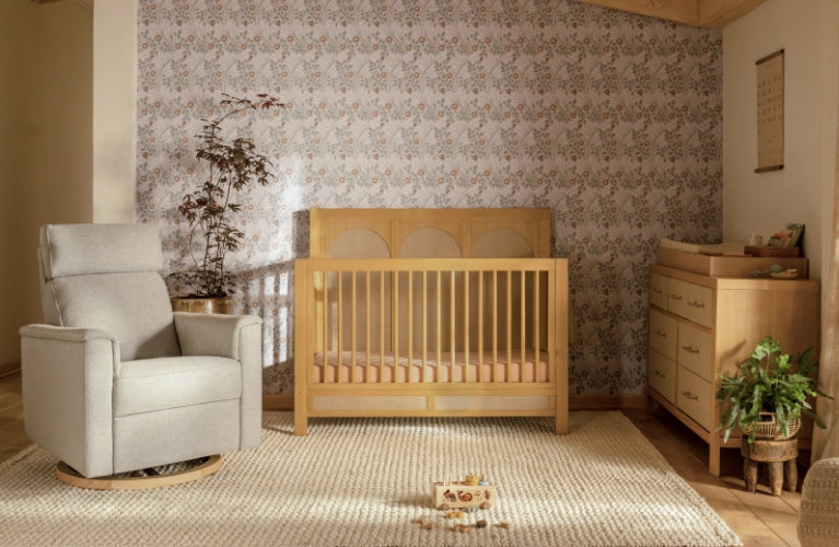 Light wood nursery hotsell furniture