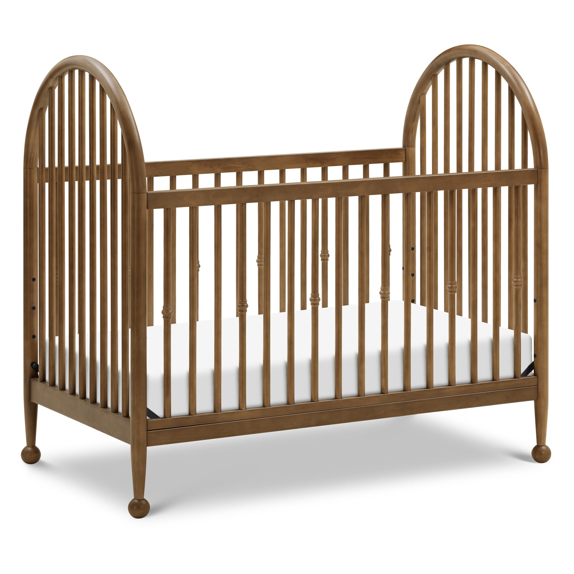 M31401NL,Namesake,Alouette 3-in-1 Convertible Spindle Crib in Natural Walnut
