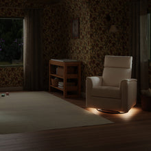 M17182CSG,Namesake,Willa Pro Power Glider Recliner w/ Power Lumbar in Chai Shearling