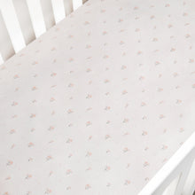 Gooslings Ditsy Floral Crib Sheet - Pink