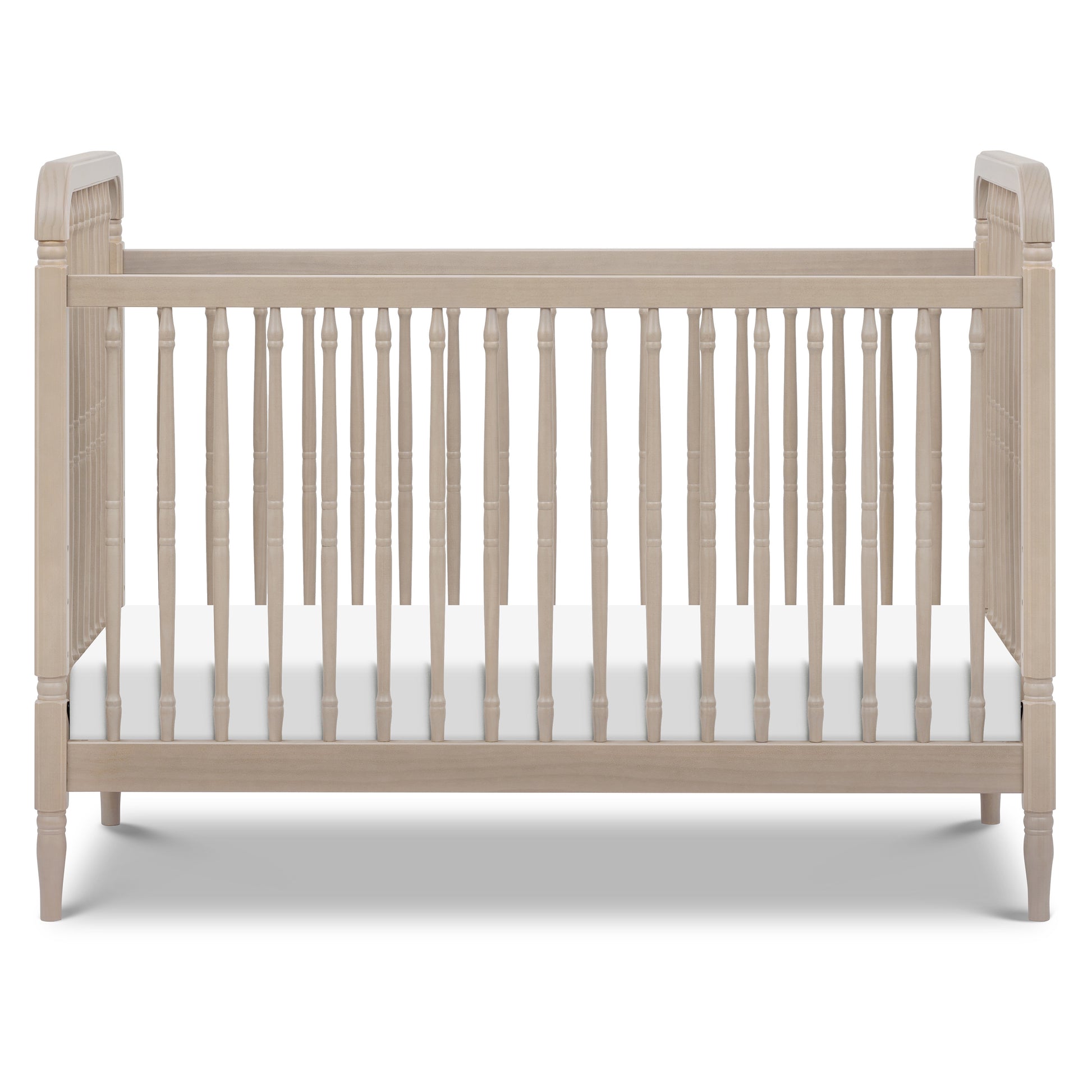M7101WP,Namesake,Liberty 3-in-1 Convertible Spindle Crib w/Toddler Bed Conversion Kit in Washed Pine