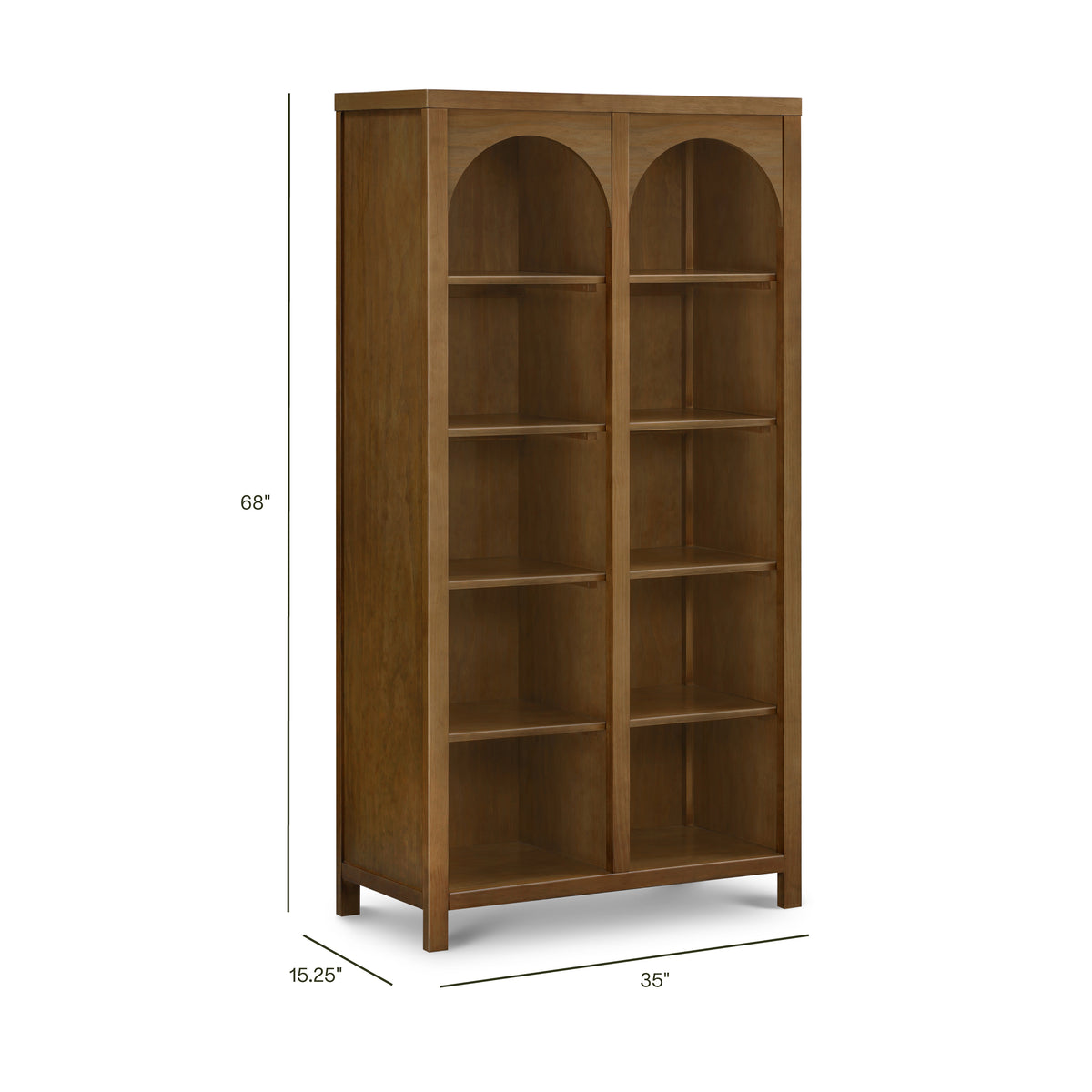 Eloise Assembled Bookcase - dimensions