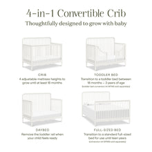M7141RW,Namesake,Liberty 4-in-1 Convertible Spindle Crib in Warm White