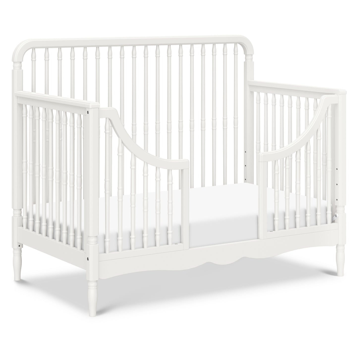 M7141RW,Namesake,Liberty 4-in-1 Convertible Spindle Crib in Warm White
