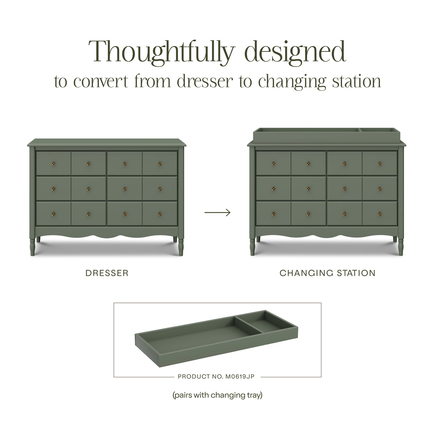 M7116JP,Namesake,Liberty 6-Drawer Assembled Dresser in Juniper