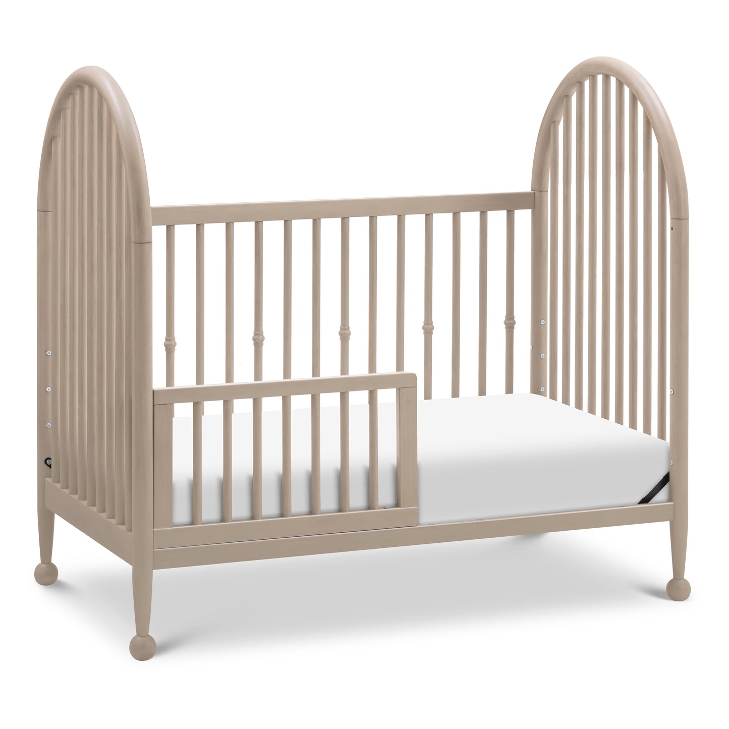 M31401WP,Namesake,Alouette 3-in-1 Convertible Spindle Crib in Washed Pine