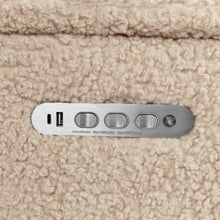 M17182CSG,Namesake,Willa Pro Power Glider Recliner w/ Power Lumbar in Chai Shearling