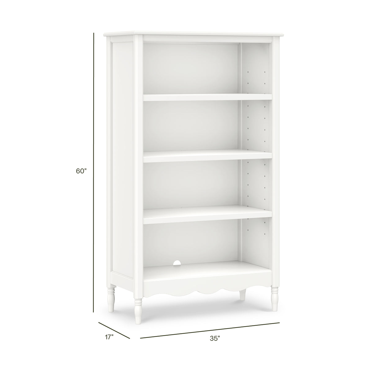 Liberty Assembled Bookcase - dimensions