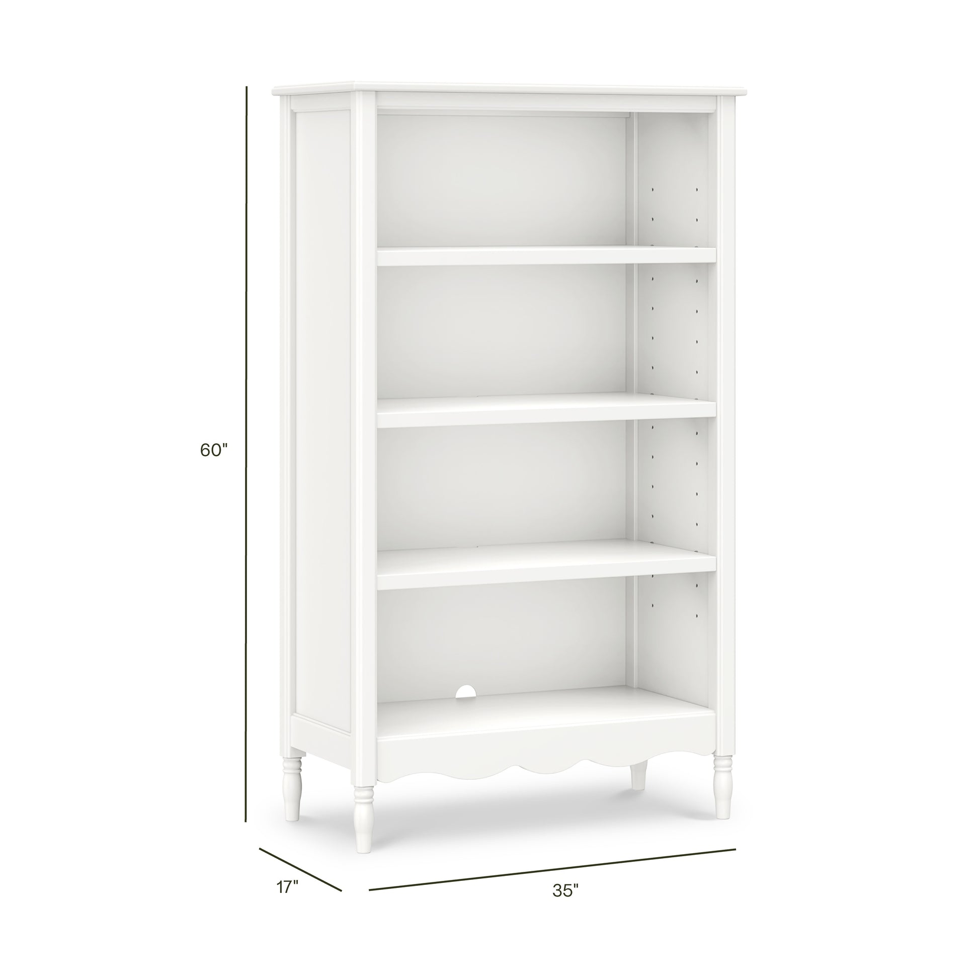 M7114RW,Namesake,Liberty Assembled Bookcase in Warm White