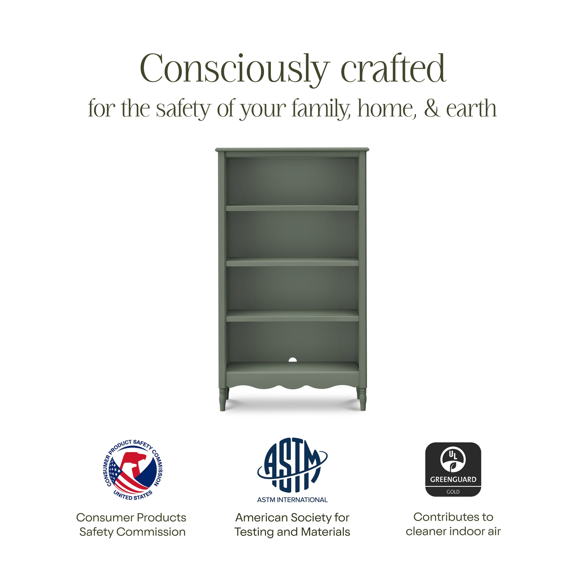 M7114JP,Namesake,Liberty Assembled Bookcase in Juniper