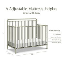 M15301HS,Namesake,Winston 4-in-1 Convertible Crib in Heirloom Sage