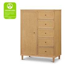 M23727HYHC,Namesake,Marin Chifforobe  Assembled in Honey and Honey Cane