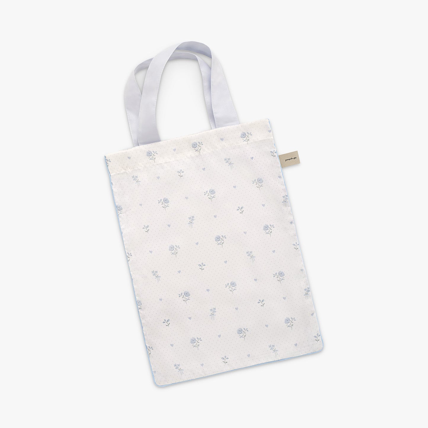 Gooslings Ditsy Floral Crib Sheet - Blue