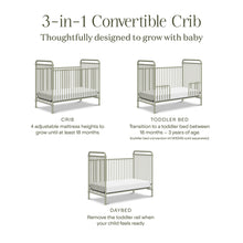 M15501HS,Namesake,Abigail 3-in-1 Convertible Crib in Heirloom Sage