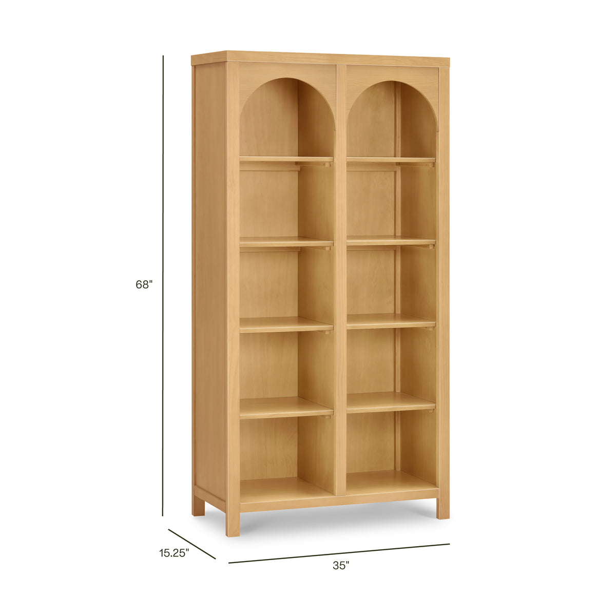 Eloise Assembled Bookcase - dimensions