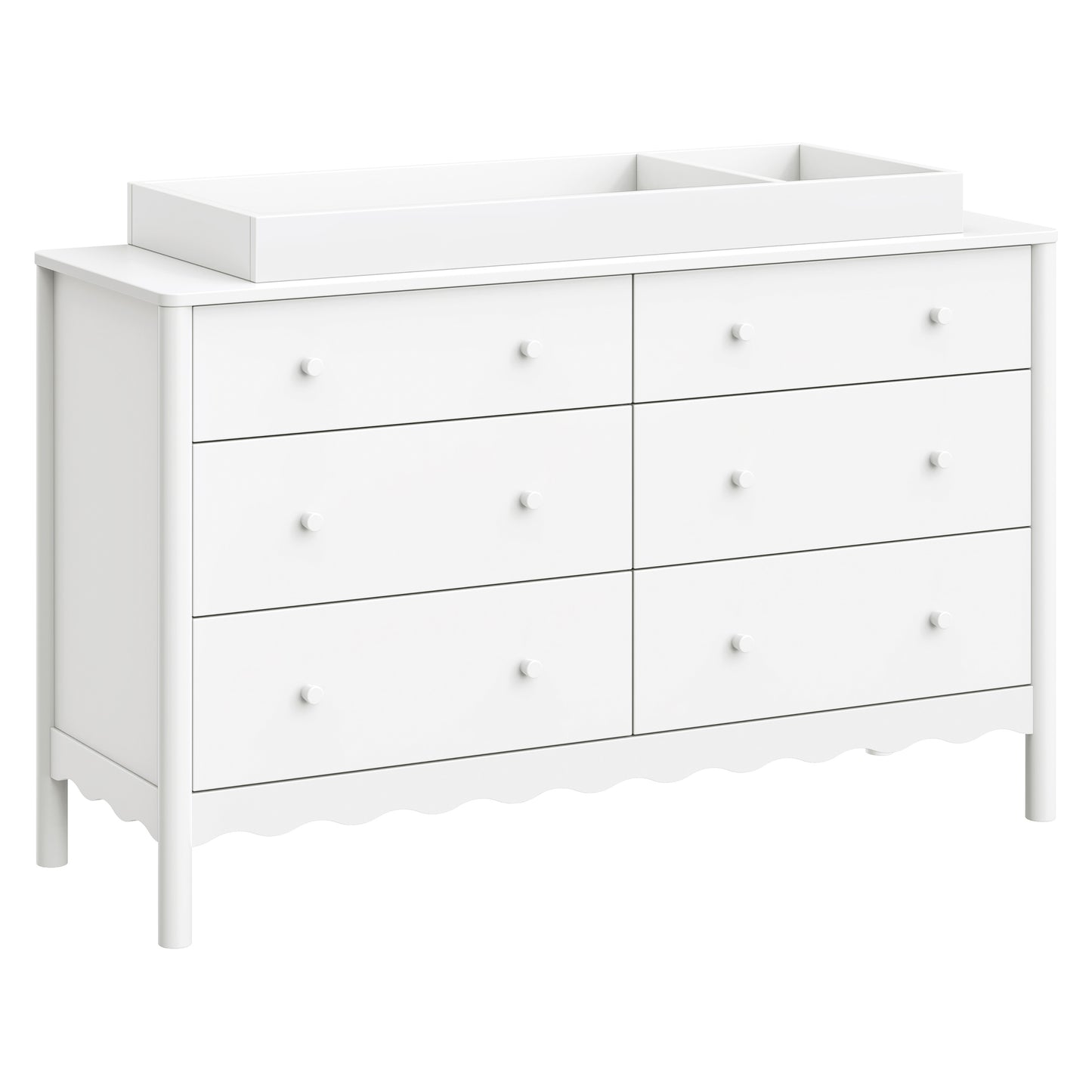 M0619W,The MDB Family,Universal Wide Removable Changing Tray in White Finish