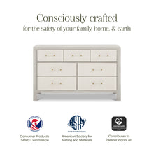 M24816WDFPEW,Namesake,Eloise 7-Drawer Assembled Dresser in White Driftwood and Performance Pearl Eco-Weave