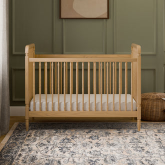Liberty 3-in-1 Convertible Spindle Crib with Toddler Bed Conversion Kit