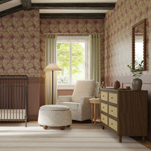 M22287MADB,Namesake,Crewe Recliner and Swivel Glider in Mallow in Ash w/Dark Wood Base