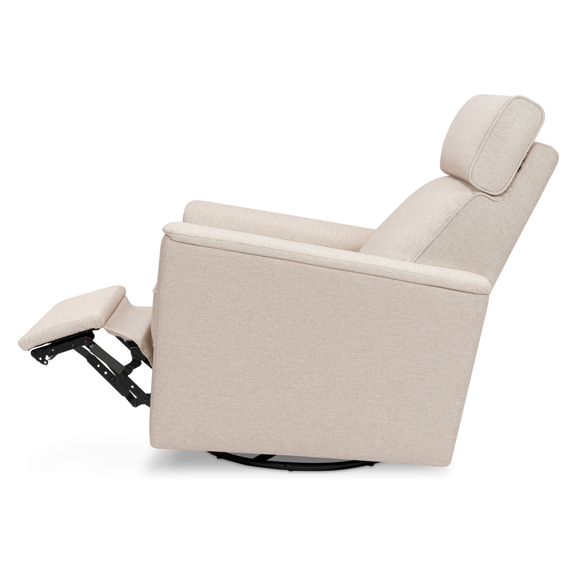 M17182PBEW,Namesake,Willa Pro Power Glider Recliner w/ Power Lumbar in Performance Beach Eco-Weave