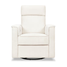 B17186YC,Monogram by Namesake,Willa Plus Power Glider Recliner w/ Power Headrest in Ivory Corduroy