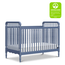 M7101CVB,Namesake,Liberty 3-in-1 Convertible Spindle Crib w/Toddler Bed Conversion Kit in Cove Blue