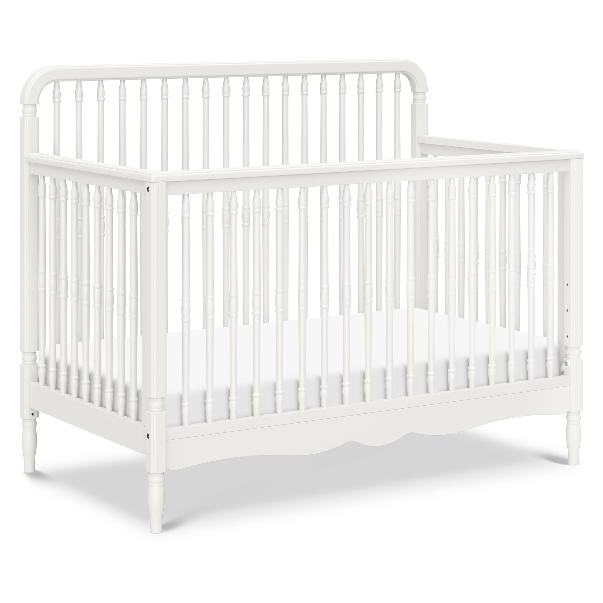 M7141RW,Namesake,Liberty 4-in-1 Convertible Spindle Crib in Warm White