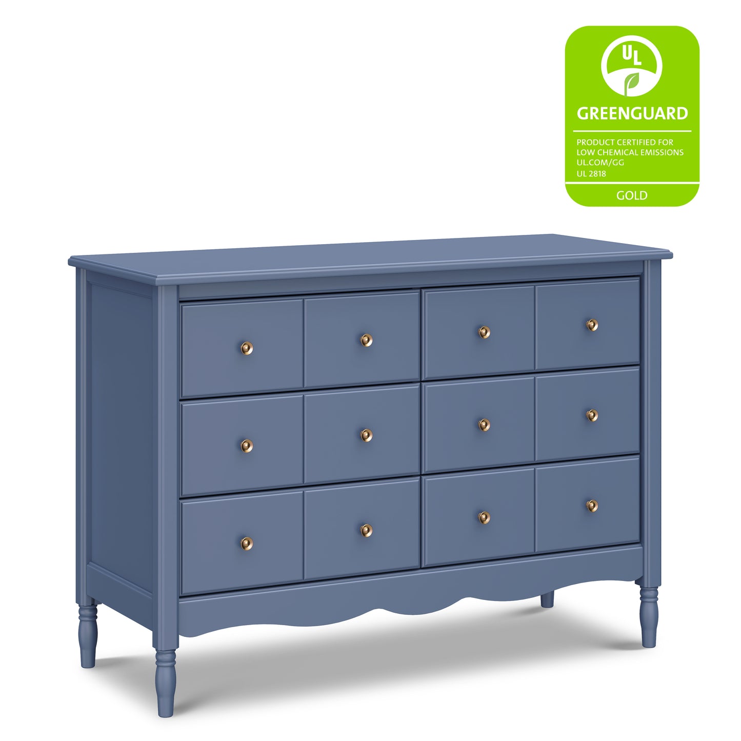 M7116CVB,Namesake,Liberty 6-Drawer Assembled Dresser in Cove Blue