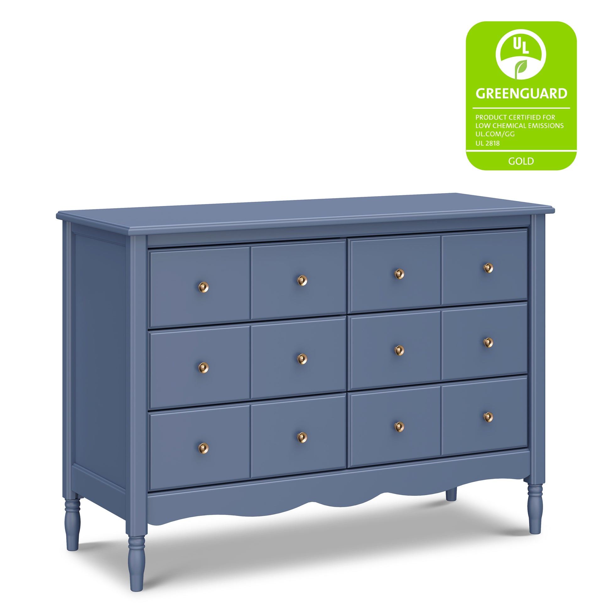 M7116CVB,Namesake,Liberty 6-Drawer Assembled Dresser in Cove Blue