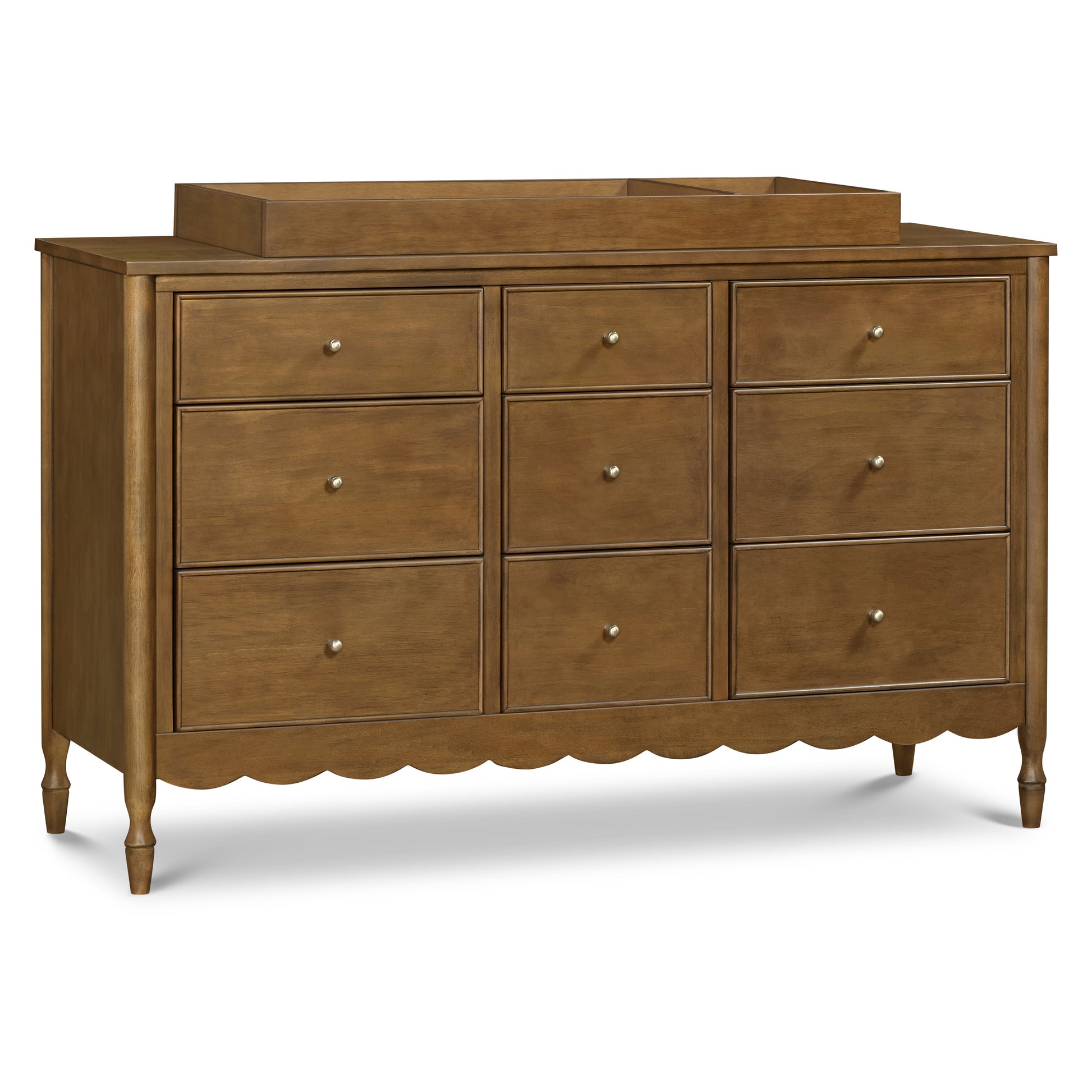 M32328NL,Namesake,Ambrosia 9-Drawer Assembled Dresser in Natural Walnut