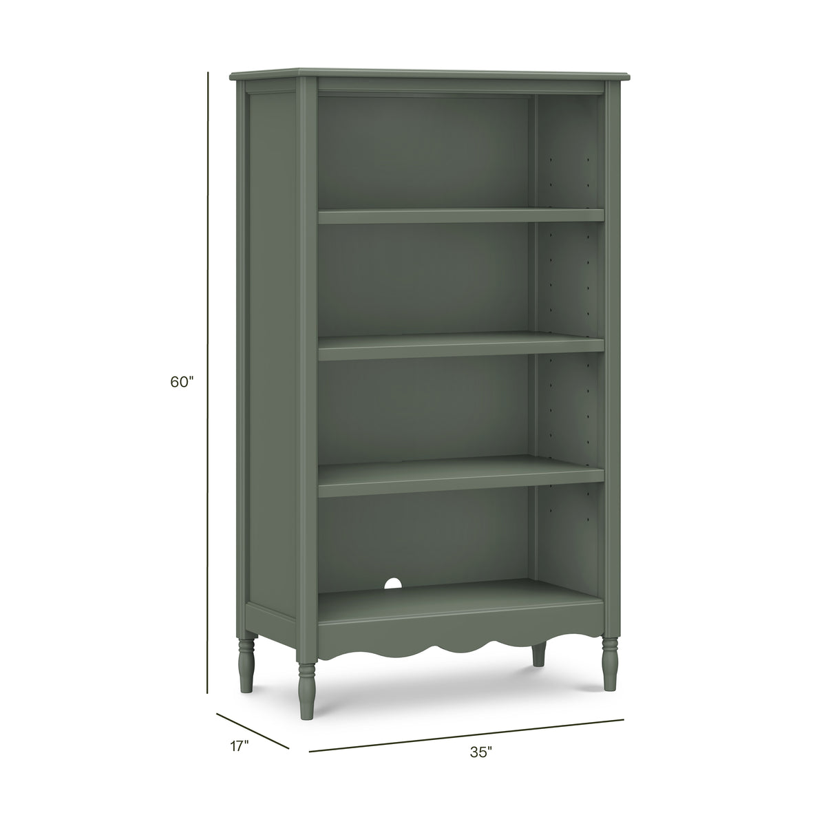 Liberty Assembled Bookcase - dimensions