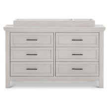 B14516WDF,Monogram by Namesake,Emory Farmhouse 6-Drawer Dresser in White Driftwood