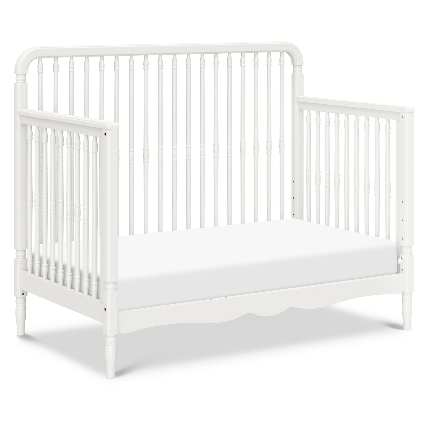 M7141RW,Namesake,Liberty 4-in-1 Convertible Spindle Crib in Warm White