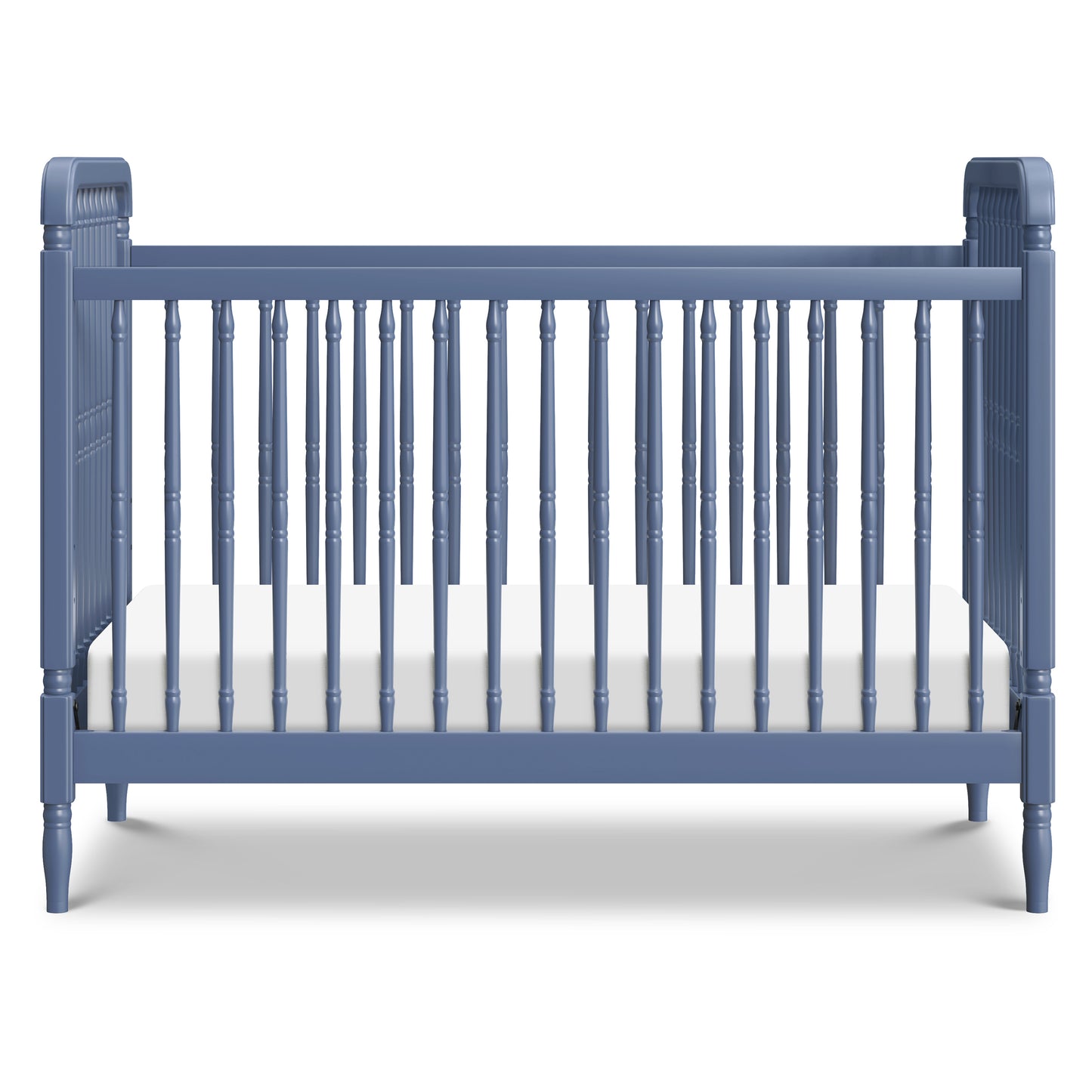 M7101CVB,Namesake,Liberty 3-in-1 Convertible Spindle Crib w/Toddler Bed Conversion Kit in Cove Blue