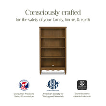 M7114NL,Namesake,Liberty Assembled Bookcase in Natural Walnut