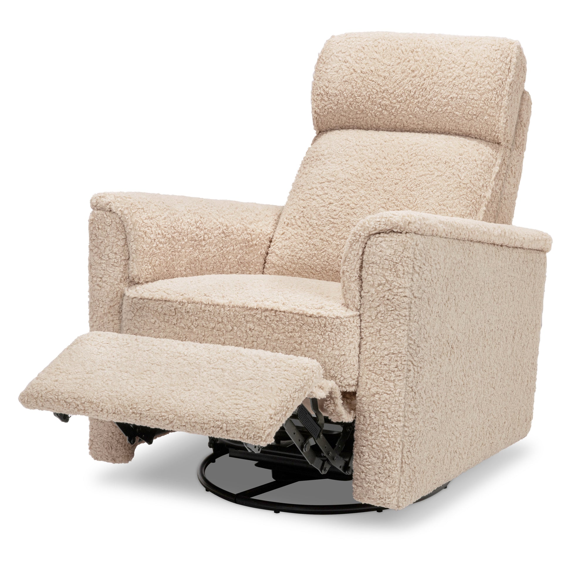 M17182CSG,Namesake,Willa Pro Power Glider Recliner w/ Power Lumbar in Chai Shearling