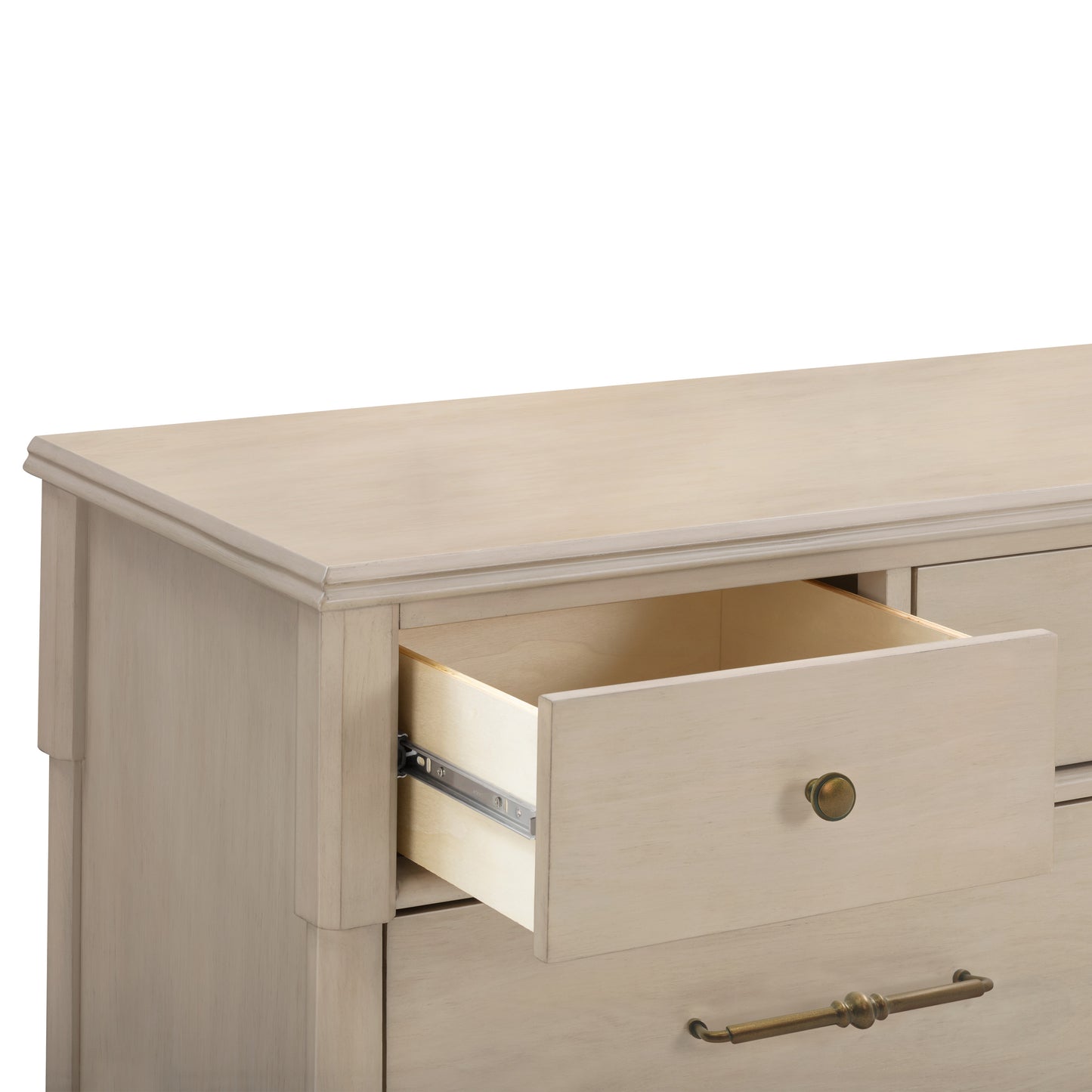 M31416WP,Namesake,Alouette 7-Drawer Assembled Dresser in Washed Pine