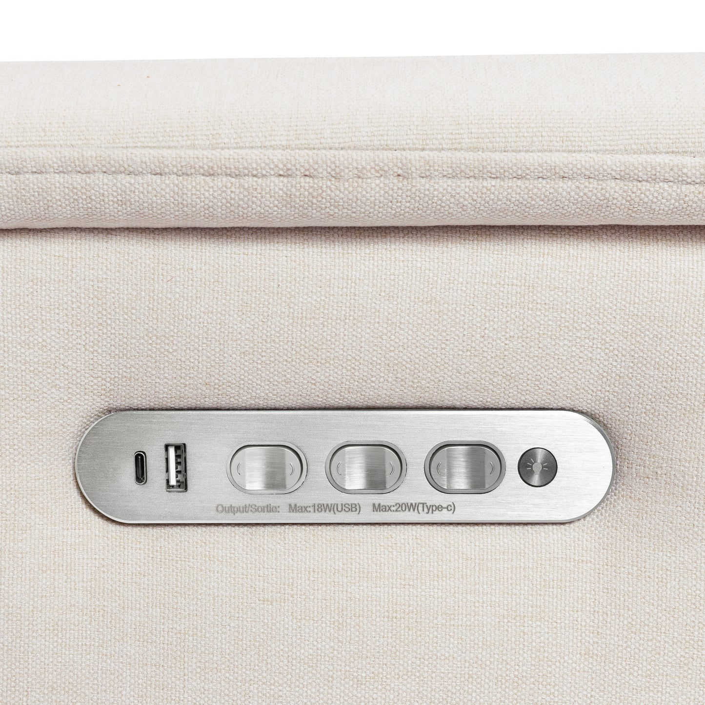 M17182PCMEW,Namesake,Willa Pro Power Glider Recliner w/ Power Lumbar in Performance Cream Eco-Weave