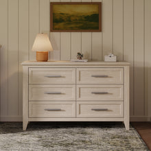 B14416SDB,Monogram by Namesake,Barrow 6-Drawer Dresser in Sandbar