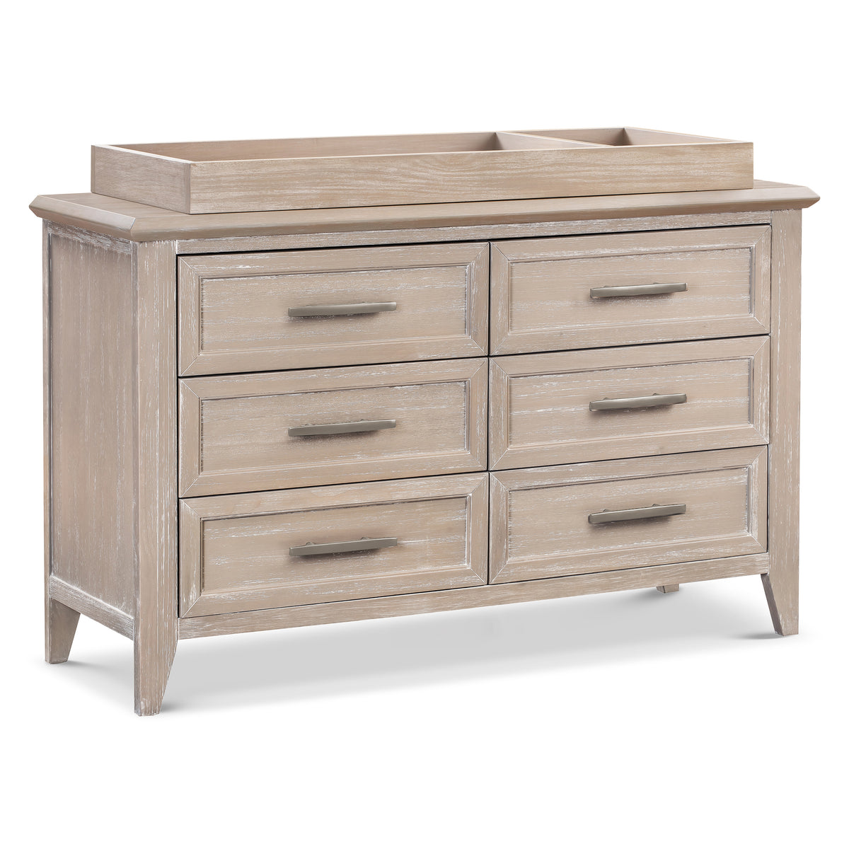 B14416SDB,Monogram by Namesake,Barrow 6-Drawer Dresser in Sandbar