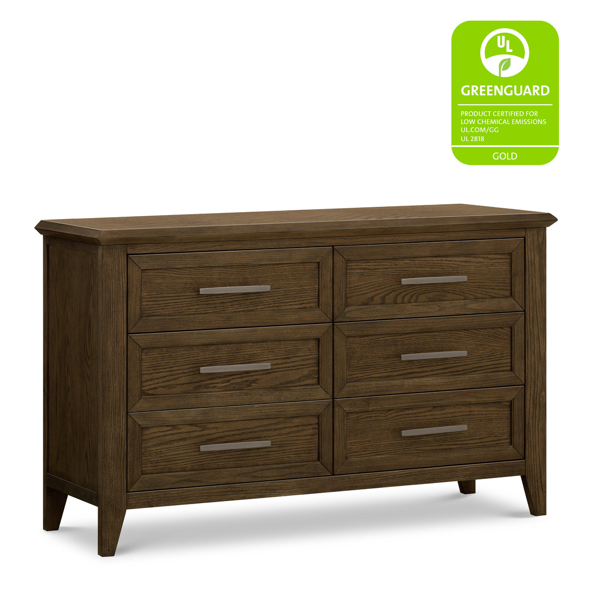 B14416TE,Monogram by Namesake,Barrow 6-Drawer Dresser in Toffee